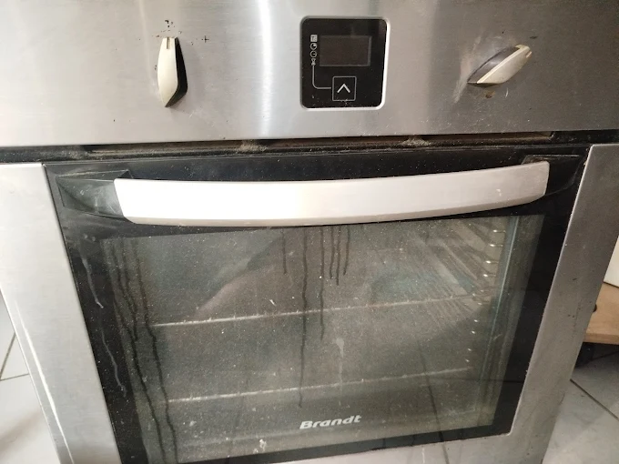 Avant nettoyage four
